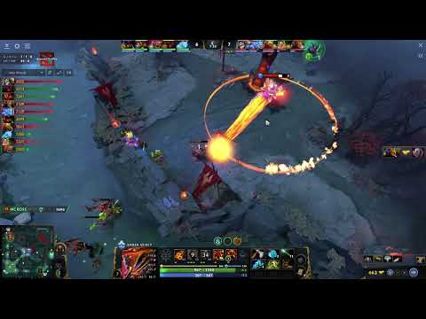 Miracle's Ember - punishing puck in the Mid Lane despite support's respo 7.33c | Rank game #dota2