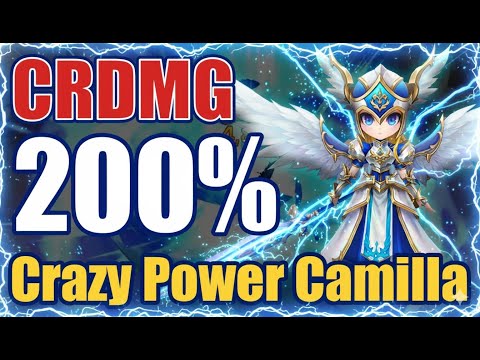 CRDMG 200%, Crazy Power Camilla Debut🫡🫡🫡【Summoners War RTA】