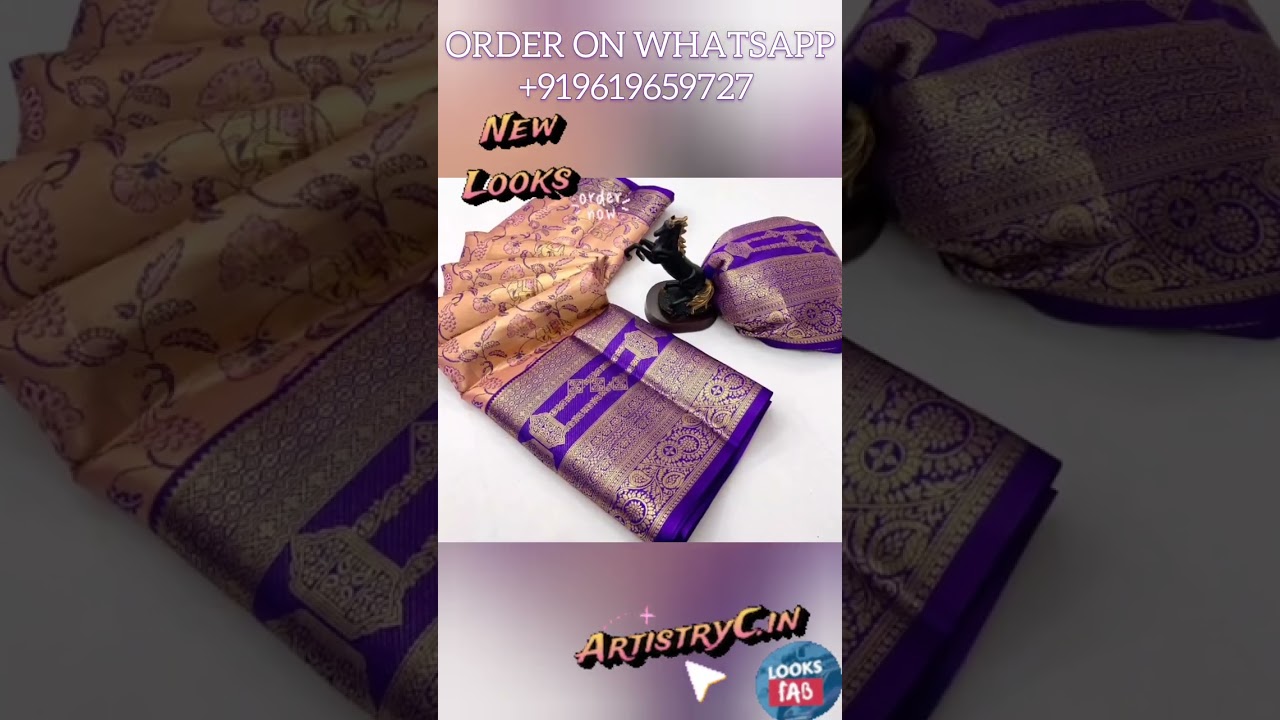 Akshara Style Kanjivaram Semi Silk Saree for Wedding 2025 under ₹1365? Whatsapp 9619659727