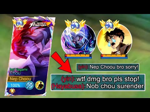 TOP GLOBAL CHOU FULL GAMEPLAY IN HIGH RANK MATCH!! MLBB