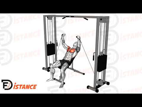 Écartés incliné à la poulie basse - Exercice Écartés incliné à la poulie basse en vidéo