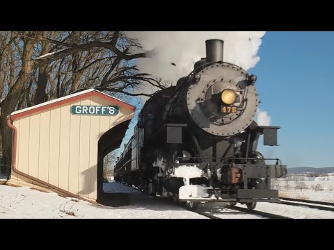 Steam Trains In The Snow
