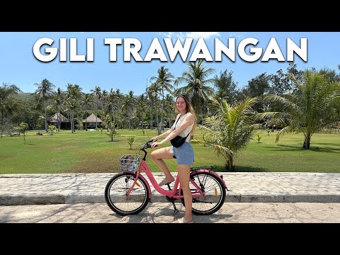 First time on Gili Trawangan island 🏝️ Best island near Bali? Snorkelling with turtles, beach cinema