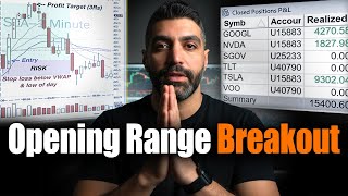How to trade Opening Range Breakout Strategy - Google Stock All-Time High Live Trading