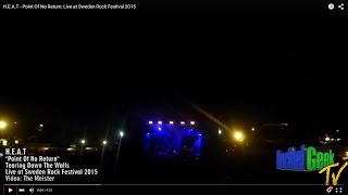 H.E.A.T - Point Of No Return: Live at Sweden Rock Festival 2015