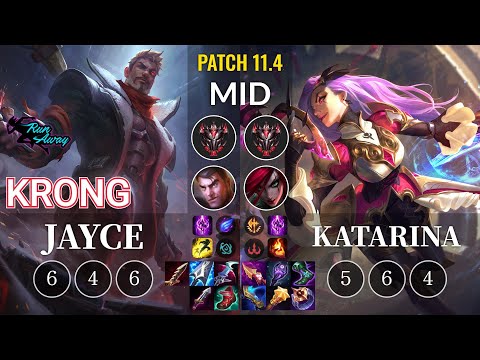 RNW KronG Jayce vs Katarina Mid - KR Patch 11.4