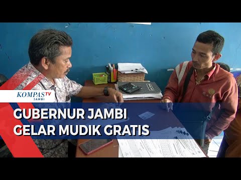 Gubernur Jambi Gelar Mudik Gratis