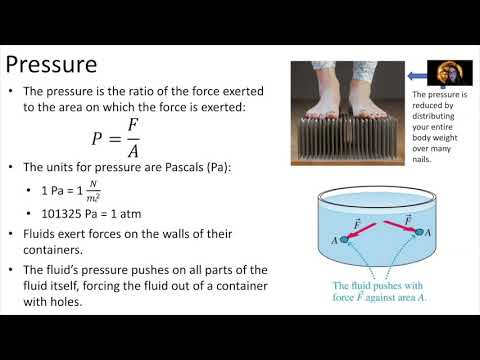 Week 10 PHY 221 - Density and Pressure