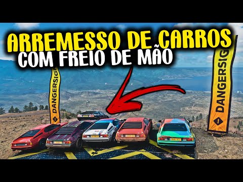 ARREMESSO DE CARROS COM FREIO DE MÃO - FORZA HORIZON 5 GAMEPLAY