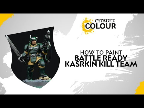 Warhammer How to Paint: Battle Ready Kasrkin Kill Team