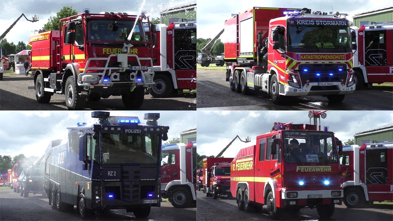 [Lautstarker Geburtstagskonvoi!] 100 Jahre Freiwillige Feuerwehr Bäk-Mechow-Römnitz Abschlusskonvoi