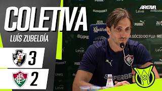 COLETIVA LUIS ZUBELDÍA | AO VIVO | Vasco x Fluminense - Brasileirão 2026