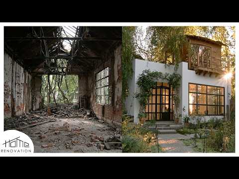 Después de casarse,la pobre pareja decidió renovar la casa abandonada de 33 años para ahorrar costes