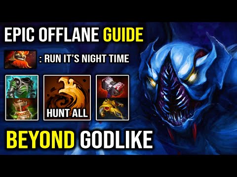 HUNT DOWN ANYONE ON THE MAP - 100% Beyond Godlike Nightstalker Offlane Crazy Speed EZ Counter DotA 2