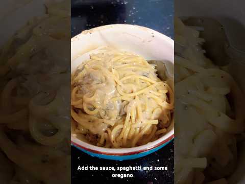 How to make Mushroom Carbonara | Prego sauce #carbonara #prego #homemadepasta