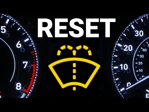 How to Fix & Reset Low Windshield Washer Fluid Warning Light Stays On or Flashing