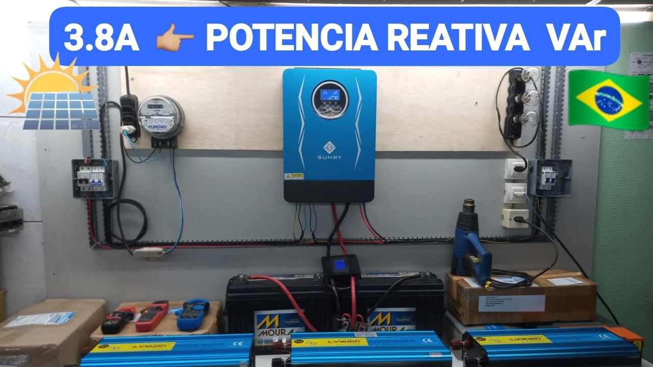 POTÊNCIA REATIVA 3.8A power inverter Hybrid SUMRY 24v 220v 3.8KW