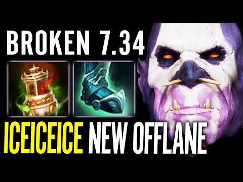 Impressive Witch Doctor - Iceiceice 7.34 New BROKEN Offlaner Most Imba Hero Dota 2
