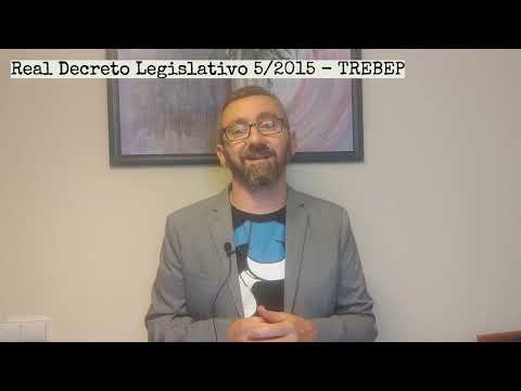 Real Decreto Legislativo 5/2015, TREBEP - Art 1 a 7 - 1a parte.