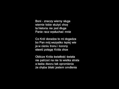 Bubu Ali Abu Din - Piosenka Bonifacego + Tekst