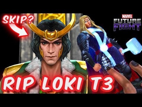 WHY AM I SKIPPING LOKI TIER 3 RANK UP (FOR NOW) - Marvel Future Fight