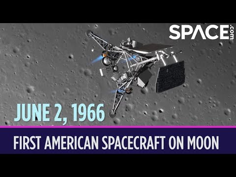 OTD in Space – June 2: First American Spacecraft on the Moon