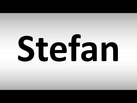 How to Pronounce Stefan