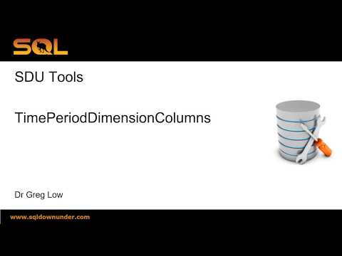 SDU Tools 83 Time Period Dimension Columns in T-SQL