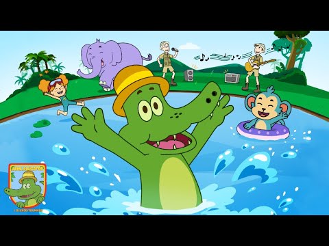 Bada med mig - Arne Alligator & Djungeltrumman - Musikvideo