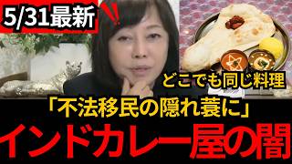 [日本保守党]※インドカレー屋さんがどこも同じメニューの理由。不法移民の隠れ蓑にも[百田尚樹 有本香]