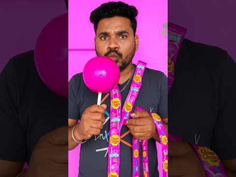 The biggest lollipop in pink color by technical fuchkul