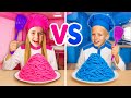 PINK Vs BLUE 24 HOURS With The MOTORHOME GIRLS Vs BOYS ‍ ️ ‍ ️ Part 4