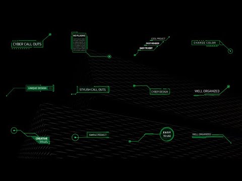 Cyber Callout Titles Final Cut Pro Templates