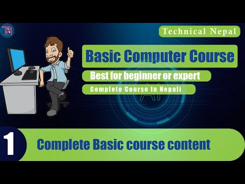 Basic computer complete course in Nepali ( Full Basic Computer Course Part 1 ) Technical Nepal