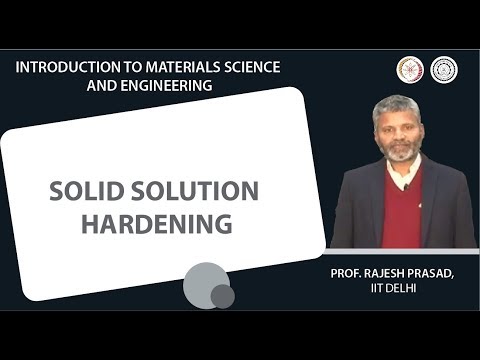 Solid solution hardening