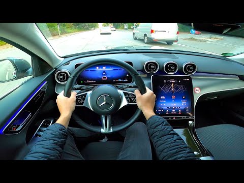 2022 Mercedes Benz c class c220d T - pov test drive