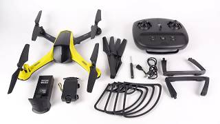 Vivitar VTI Skytracker GPS Drone with Camera - Yellow (Certified Refurbished)