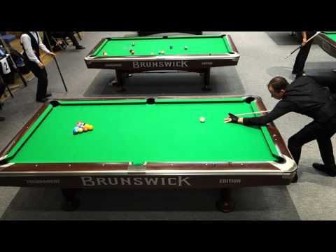Shane Van Boening's 10-ball break shot