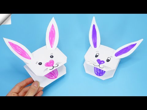 Moving paper toys How to make a paper duck Paper puppet