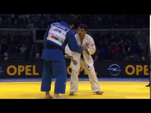 Judo Grand Prix Dusseldorf 2015 Semifinal -60kg PAPINASHVILI Amiran (GEO) vs. SHISHIME Toru (JPN)