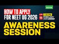 How To Apply For NEET UG 2026 Awareness Session Xylem NEET