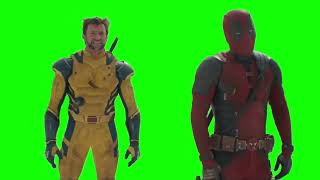 Deadpool & Wolverine "we don't know that guy" "we thought we did" green screen