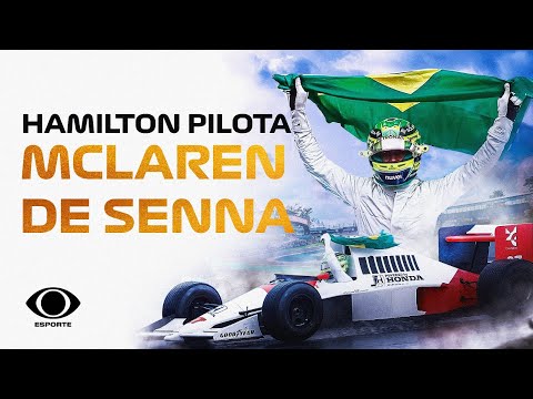 VÍDEO COMPLETO: assista Lewis Hamilton pilotando carro de Senna em Interlagos