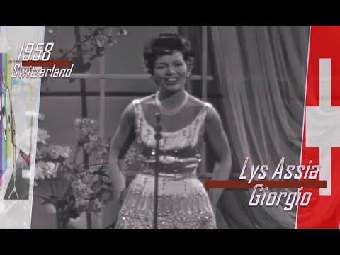 eurovision 1958 Switzerland 🇨🇭 Lys Assia - Giorgio ᴴᴰ