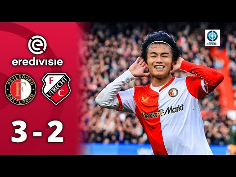 Ueda-Doppelpack! Feyenoord bleibt Tabellenführer | Feyenoord Rotterdam - FC Utrecht