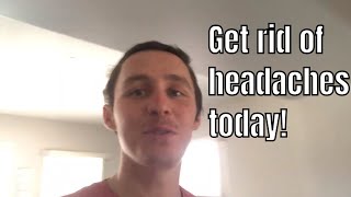 how to stop a headache fast for kids without medicine at school!