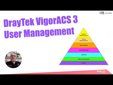 VigorACS 3 - User Management VigorACS 3 - User Management