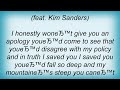 Schiller - I Saved You Lyrics