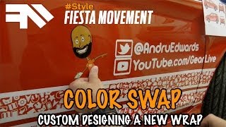 preview picture of video 'Custom Car Wrap Design - Fiesta Movement #Style - Andru Edwards'