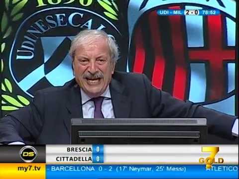 Diretta Stadio 7Gold (UDINESE MILAN 2-1) Bye bye Pippo! Crudeli disperato.